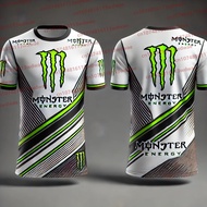 3D Printing Monster Energy Men's T-Shirt Unisex Women's Short Sleeve Motorcycle 3D Formal Design