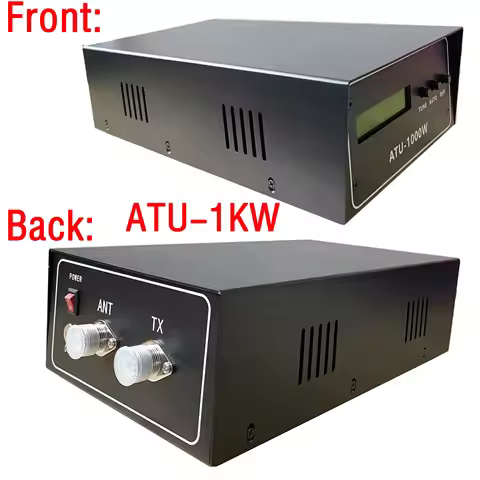 ATU-100 upgraded ATU-1000 ATU1000 ATU-1KW Automatic Antenna Tuner 7x7 N7DDC assemble with case