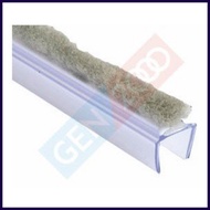 ● ✧ ▥ Mohair Clip Seal Mohair Glass Door Feather Mohair Glass Clip Feather Uk Length 2.2 M