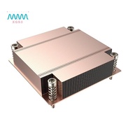 New 1U Passive Fanless CPU Cooler for LGA1700 Socket, 78x78mm, 200W for  Heat Sink for Server PC