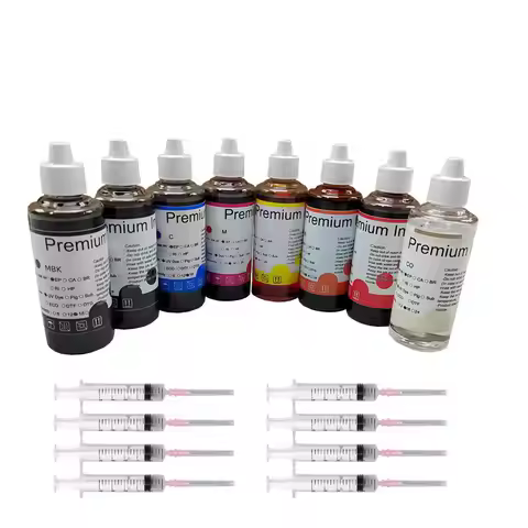 1Sets 8X100ml Premium Water-based Dye ink compatible for Epson Epson Surecolor P408 P400 printer