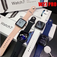 Siri 45mm Series 7 iwo W27 Pro Smart Watch ECG Bluetooth call dialing IP68 Waterproof With 1.75" Body Temperature NFC Smartwatch