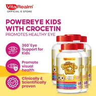 [Bundle of 5] VitaRealm PowerEye Kids 60s | Eye Health Lutein Supplement, Eye Vitamin Supplement