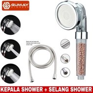 Shower Head ION Shower Head with 3-Function Filter + 140cm Hose