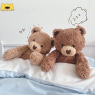 AIXINI Love Teddy Bear Plush Toy Love Brown Bear Teddy Bear Pillow Children's Gift Christmas Gift for Kids