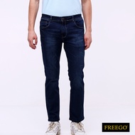 Freego Mens Denim Long Pants Slim Tapered Fit Stretch GSB23-0034