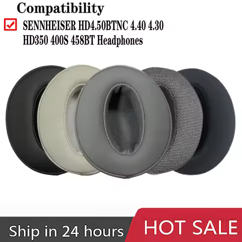 Replacement Earpads For Sennheiser HD 4.50BT HD4.50BTNC Headphones Ear Pads HD 450BT 4.40BT HD4.40BT