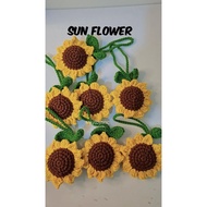 [knitbysnc]sunflower/bagcharm/acc bag