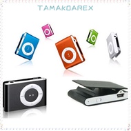 TAMAKOAREX Music Media MP3, USB Portable MP3 Player, Fashionable Colourful Stylish Design Mini Clip 
