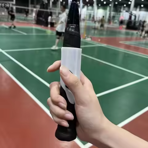〔E〕PP Badminton Grip Aid Improve Skills Universal Tennis Racket Grip Assistance Badminton Racket Pos