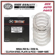 CLUTCH FRICTION PLATE + STEEL PLATE SET - KAWASAKI - Z 250SL/ NINJA 250SL/ KLX 250/ KLX 250S/ KL 250