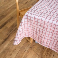 北歐設計款–格子桌巾,紅色(147X147cm) Rutig Tablecloth Red