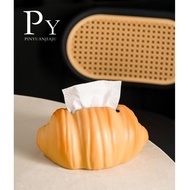 Croissant Ceramic Tissue Box High-Value Light Luxury Paper Box High-End Creative Tissue Box