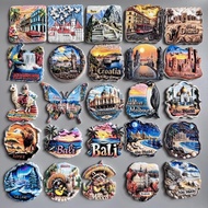Fridge magnet Mexico Cuba Iceland Peru Estonia Poland Saudi Arabia Abu Dhabi Bali Africa Albania pra