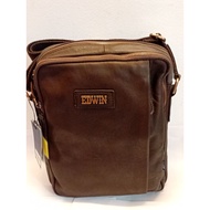 EDWIN, Genuine Leather, mens sling bag