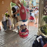 【快速出貨】迪士尼國內達菲雪莉玫熱氣球卡通可愛掛飾裝飾品生日禮物