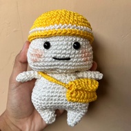 GANTUNGAN AMIGURUMI CUBY HELLO PENTOL| KNITTED PENTOL DOLL| KNITTED PENTOL KEYCHAIN