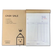 Kingdex Cash Sale Book NCR 2 ply KD 2222 N invoice number woodfree paper carbon paper receipt book c