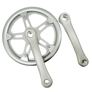 ชุดจานหน้า AL6061 152มม. สำหรับจักรยานแบบพับได้ที่มีช่องสี่เหลี่ยม46ฟัน