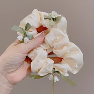 Tatitava new large, beautiful spring scrunchies forget-me-nots