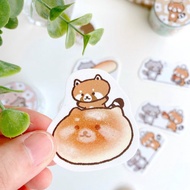 浣熊菓子屋-麵包貼紙包/手帳貼紙