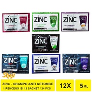 Zinc Shampoo SACHET 1 Pack Of 12 Sachets/ANTI Dandruff ZINC Shampoo