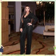 V21037Jumpsuits Rompers Plus Size Long Jumpsuits