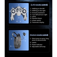 Gesture-Control RC Stunt Car – 6WD Transforming Spray Drift Racer with LED Light Show