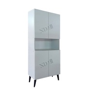 [N Design] 4 Doors Tall Shoe Cabinet / Shoe Rack / Rak Kasut / Almari Kasut / Display Rack / Book Cabinet / Kitchen Cabinet / Multi Purpose Cabinet