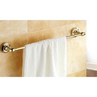 Gold Color Brass Single Towel Rail Rack Holder Bar Wall Mounted Bathroom Kitchen sba103
