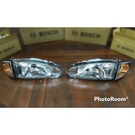 HEADLAMP HEADLIGHT LAMPU HADAPAN BOSCH CHROME WIRA SATRIA GTI PUTRA ORIGINAL PROTON PART