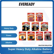 EVEREADY Super Heavy Duty Alkaline Battery Black Gold Red R6 R03 6F22 D 9V AA AAA 1.5V