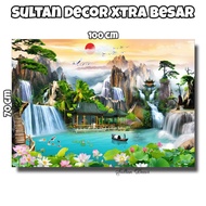 Sultan Decor - Walldecor Natural & Waterfall Scenery Poster Size JumboBIG 70x50cm 100x50cm 100x70cm 