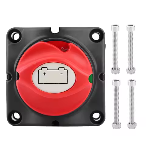 12V 600A Battery Power Isolator Master Disconnect Switch Cut Off Two Level Switch for RV Yacht Batte