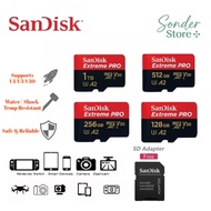 SanDisk Extreme PRO MicroSD 1TB 512GB 256GB 128GB | 200MB/s Read, 140MB/s Write | A2 App Performance