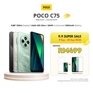 POCO C75 5G Smartphone (8GB+256GB) – 6.88'' 120Hz Display | 50MP AI Camera | 5160mAh Battery