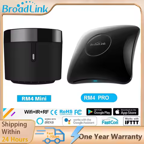 BroadLink RM4 Pro RM4+ HTS2 Version Smart Remote control with Temperature Humidity Sensor Wireless U