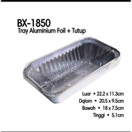 (5 PCS) Aluminum Foil Tray BX1850 Food Container WITHOUT LID - Aluminum Foil Container