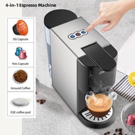 HiBREW expresso coffee machine capsule espresso machine, pod coffee maker Dolce gusto nespresso powder   0.6L&amp;19Bar