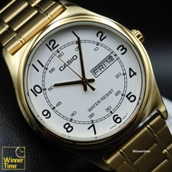 Winner Time นาฬิกา CASIO อะนาล็อก รุ่น MTP-V006G-7BUDF รับประกันบริษัท เซ็นทรัลเทรดดิ้งจำกัด cmg เป็