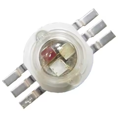 6 Pin 3W 6W 9W RGB 3 in 1 LED Epileds 30MIL 38MIL 45MIL Red 620 - 625 nm Green 520 - 525 nm Blue 460