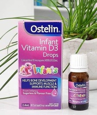 🇦🇺澳洲代購🇦🇺Ostelin infant vitamin D3 drops 加強嬰兒維他命D3滴劑  2.4ml ‼️$95/盒, $178/2盒 包平郵