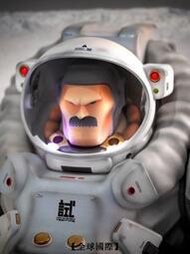 【全球國際】ZCWO愚者樂園 先驅者1號太空宇航員潮玩手辦大擺件男生禮物玩具