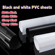 PVC Glossy Sheet Matte Black PVC Hard Sheet A4 Glossy Plastic Film Matte White PVC Sheet Custom Proc