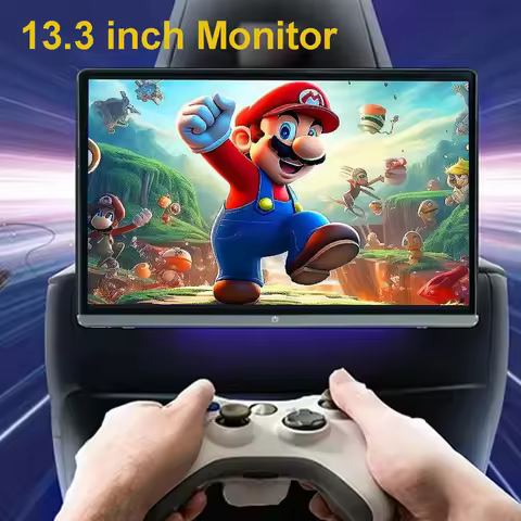 13.3 inch IPS 4K Car Headrest Monitor Tablet PC Android 11 Multifunction 2G+32GB ROM WiFi Bluetooth/