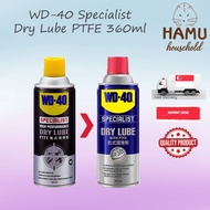 WD40/WD-40 PTFE Dry Lube 360ml [Hamu]