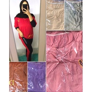 🔥FREE SHIPPING🔥 MUSLIMAH BORONG BAJU SET 2 IN 1 VIETNAM 5SET