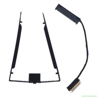 amonoqa HDD Cable Connector + HDD Caddy Frame Bracket for X270 Notebook Hard Drive Connectors Wire
