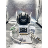 Yoosee 14.0Mpx outdoor wifi Camera with 2 eyes view 2 screens at the same time - 2-way conversation 