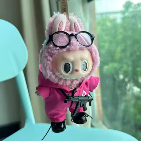 Clothes For Labubu 17cm Mp5 Outfit Accessories for The Monster Korea Kpop Lafufu Idol V1 V2 V3 Comma